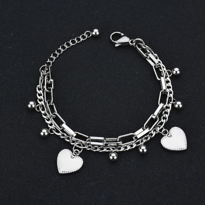 Eternal Bond: Bohemian Heart Bracelet - Saphi Chic 