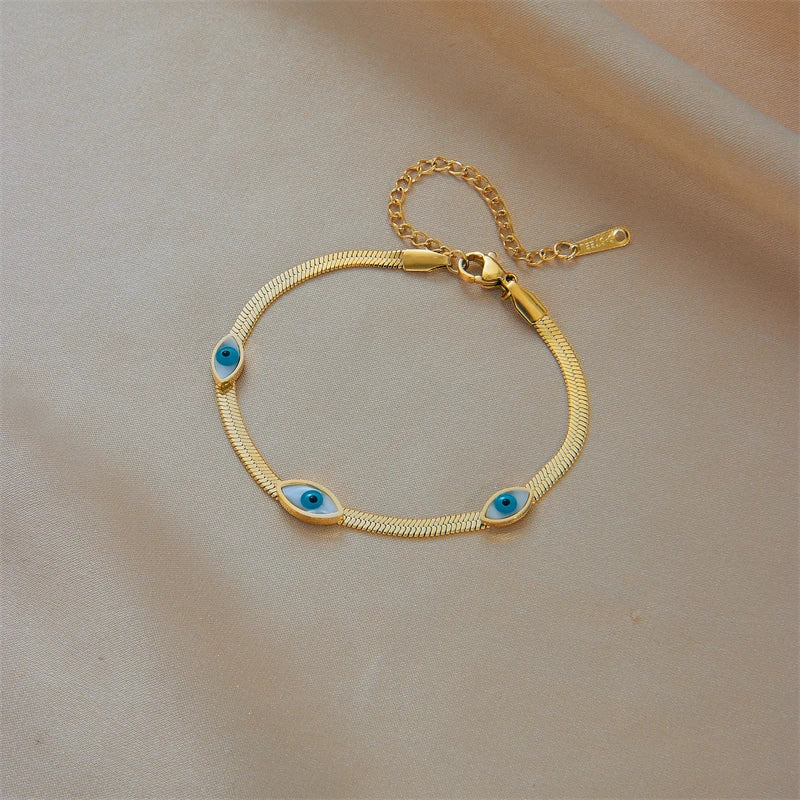 Azure Charm Bracelet - Saphi Chic 