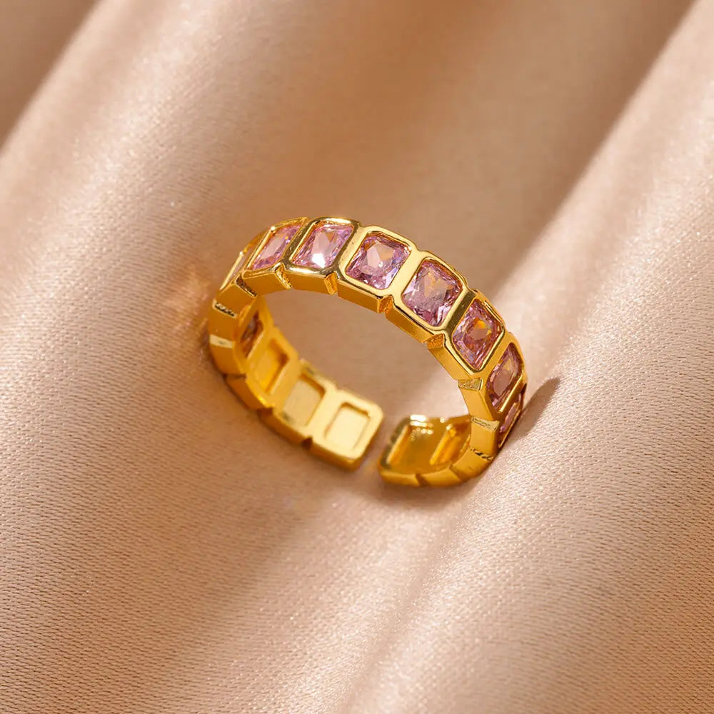 Golden Glow Boho Ring