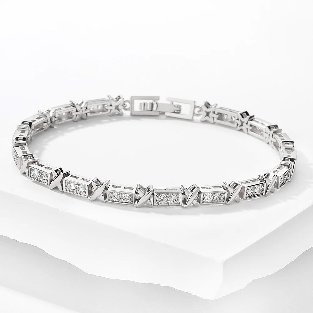 X Cubic Charm Bracelet