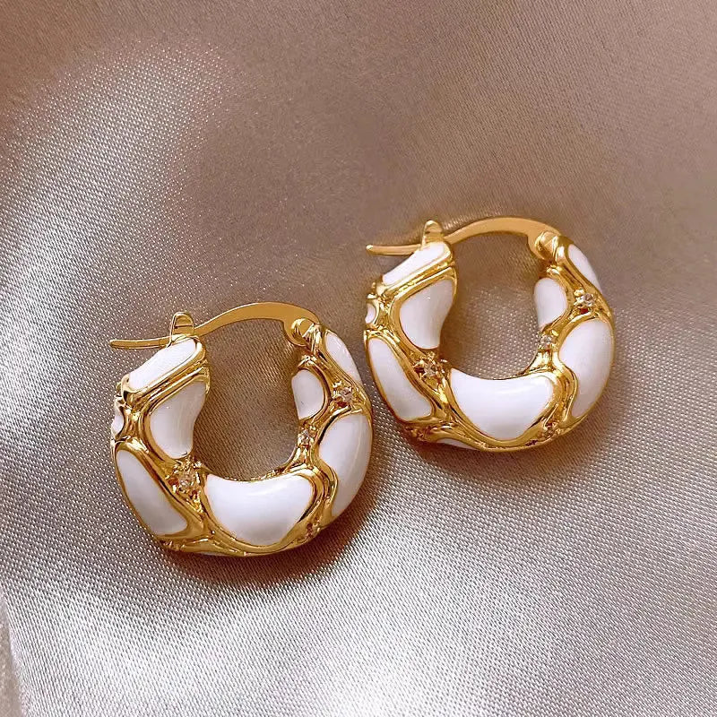 Parisian Luxe Small Hoops