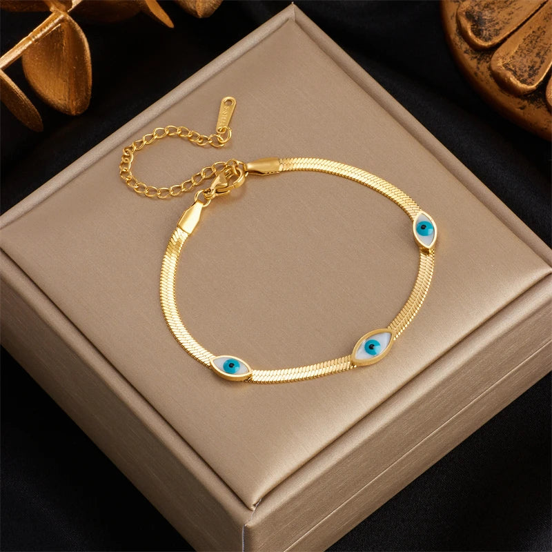 Azure Charm Bracelet - Saphi Chic 